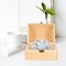 Unfinished Wooden Box with Hinged Lid - Unpainted Jewelry Box & Treasure Chest for Art & Jewelry Storage